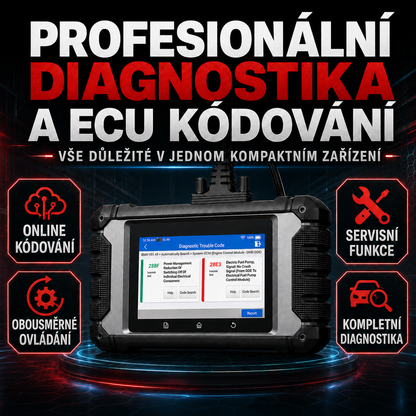 Profesionální diagnostika 4″ pro Mercedes-Benz, BMW a VAG